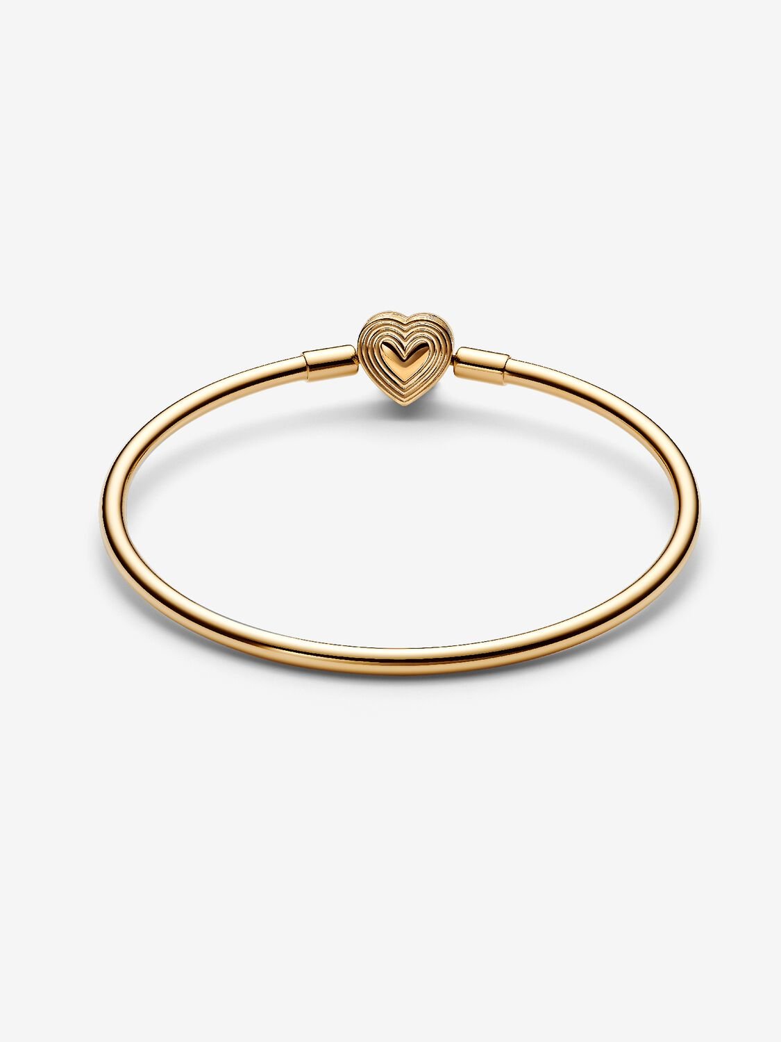 Pandora Radiating Heart Clasp Bangle