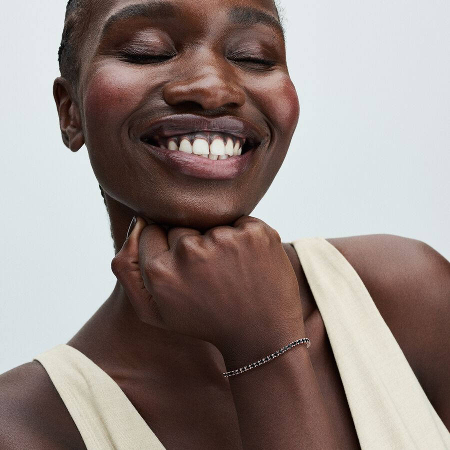 Pandora Black Sparkling Tennis Bracelet