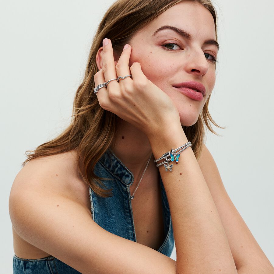 Pandora Easy-Close Magnetic Clasp Snake Chain Bracelet