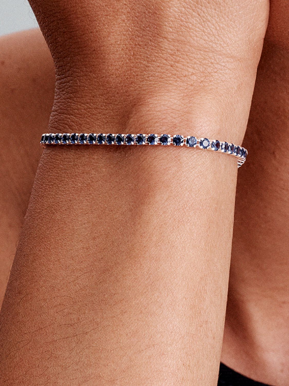 Pandora Sparkling Blue Tennis Bracelet