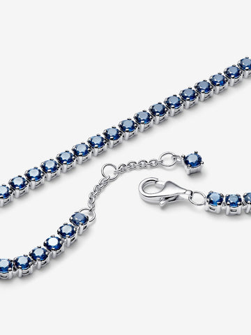 Pandora Sparkling Blue Tennis Bracelet