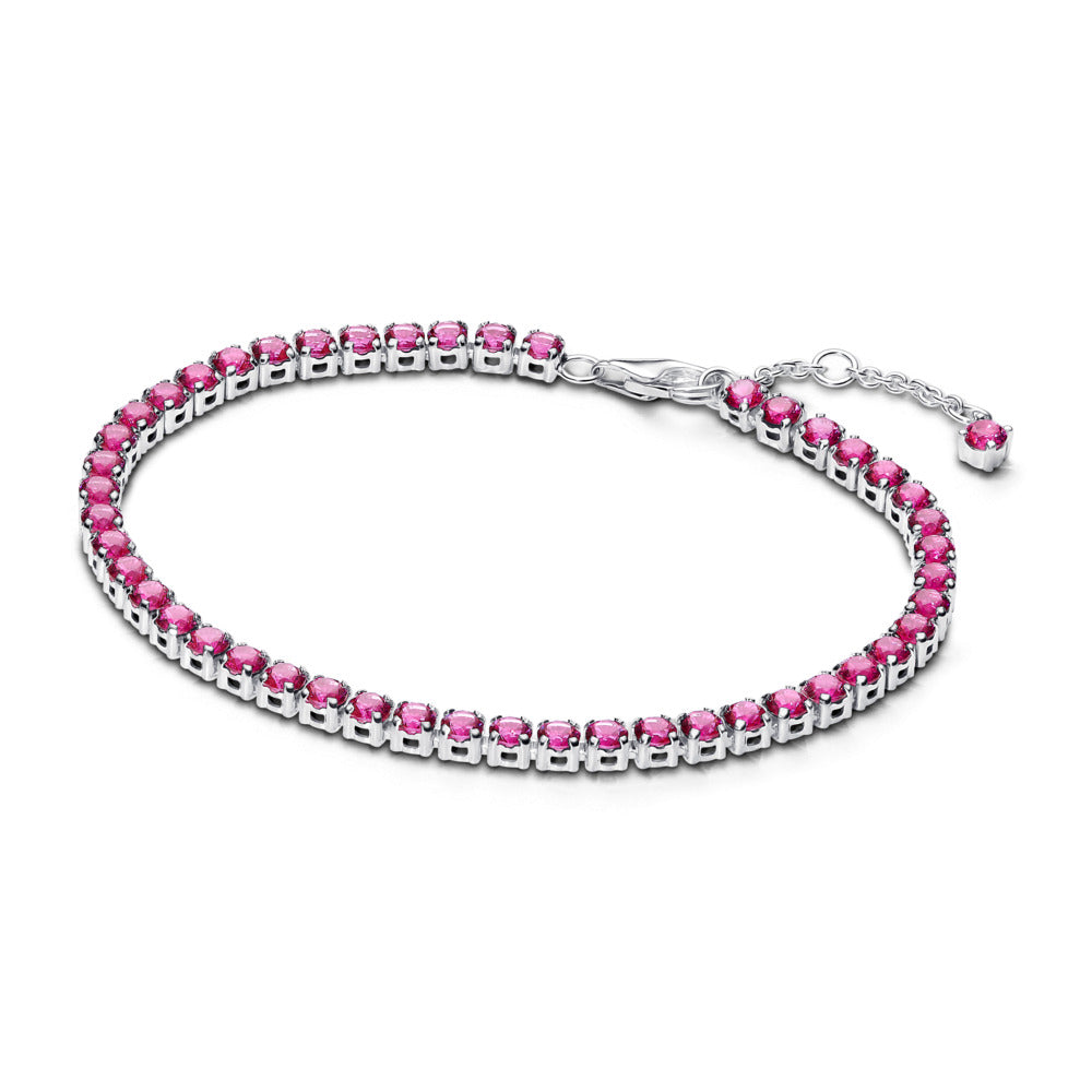 Pandora Sparkling Pink Tennis Bracelet