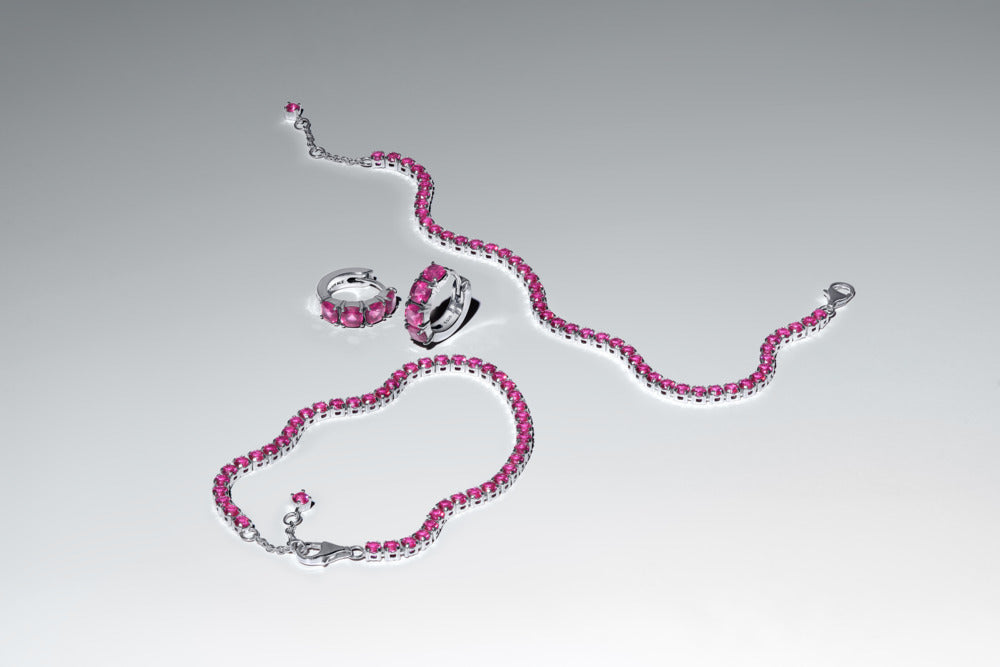 Pandora Sparkling Pink Tennis Bracelet