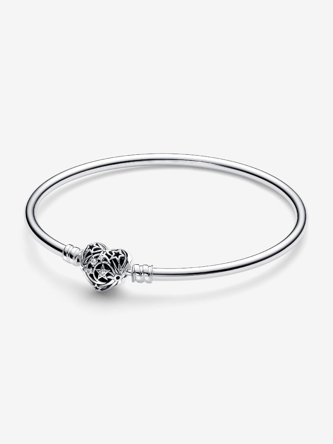 Pandora Celestial Heart Clasp Bangle