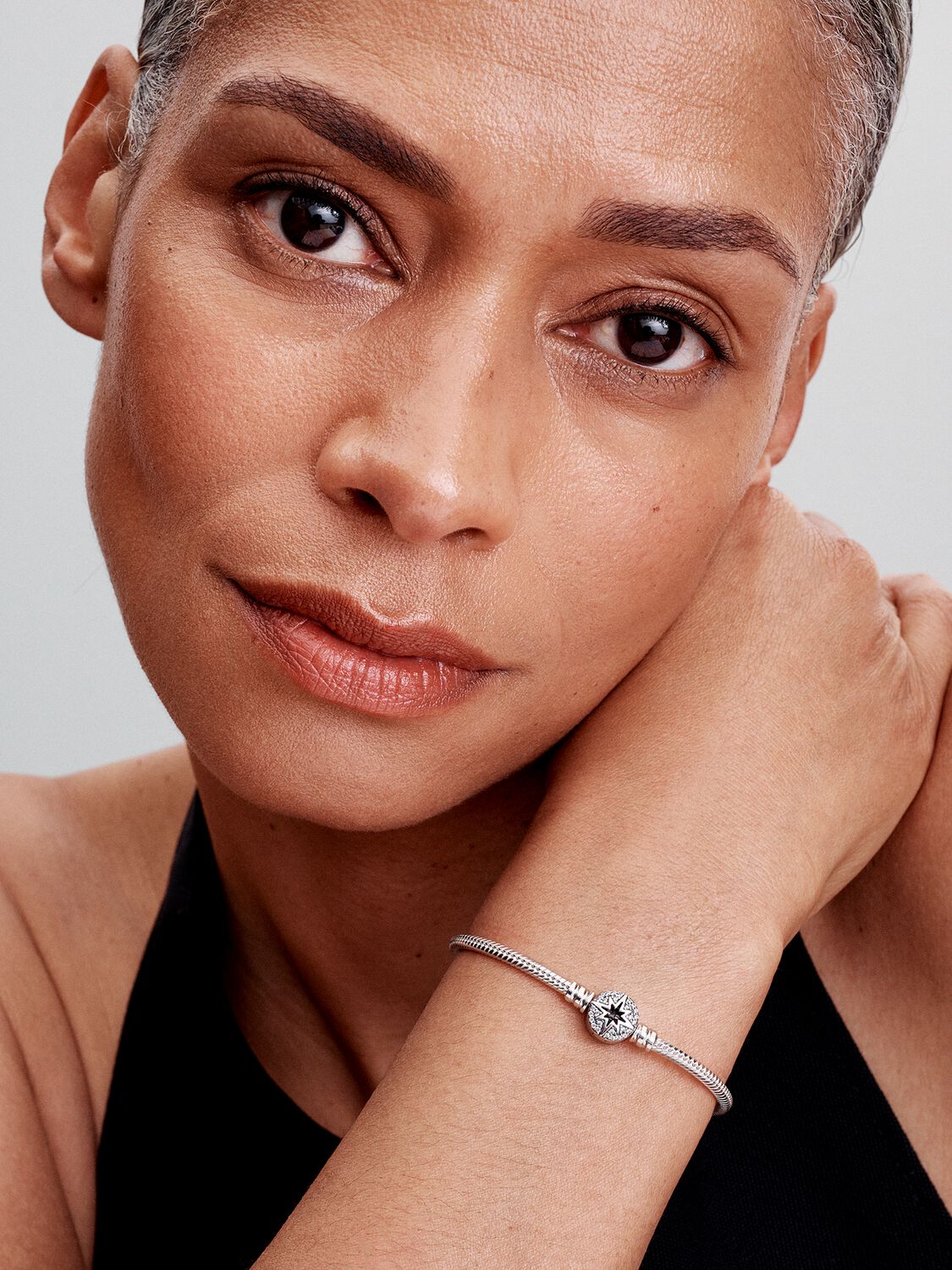 Pandora North Star Clasp Snake Chain Bracelet