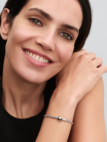 Round Pandora Clasp Twisted Snake Chain