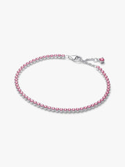 Pandora Pink Slim Tennis Bracelet