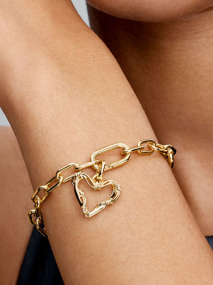 Pandora Wire Heart Dangle Charm