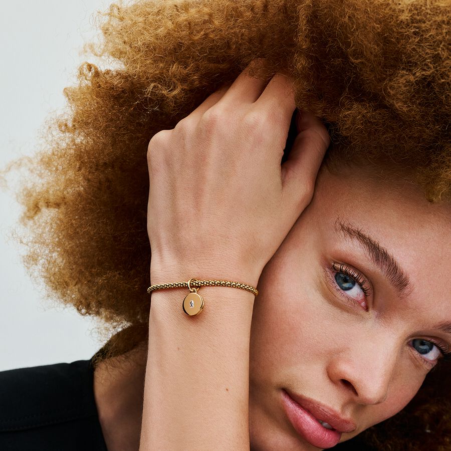 Pandora Openable &amp; Engravable Love Locket Yellow Dangle Charm