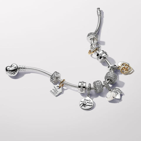 Pandora Two-tone Grandma's House Dangle Charm