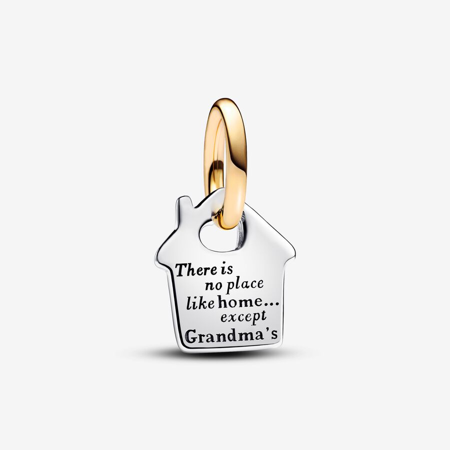 Pandora Two-tone Grandma&#39;s House Dangle Charm