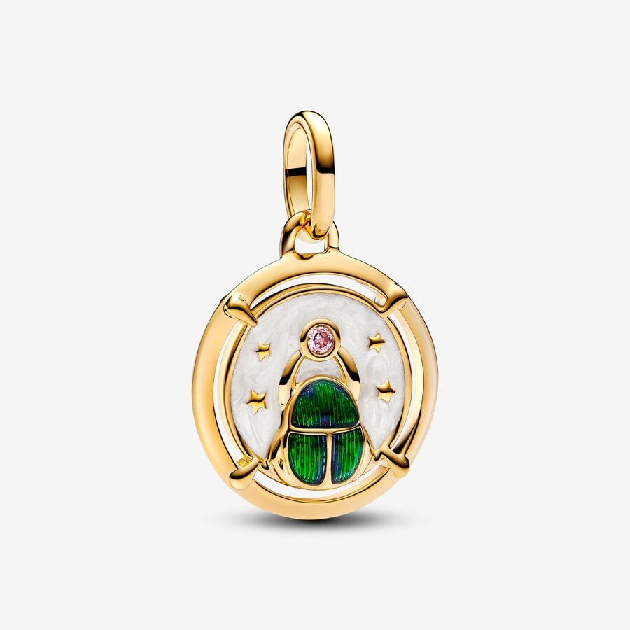 Pandora Scarab Beetle Medallion Charm