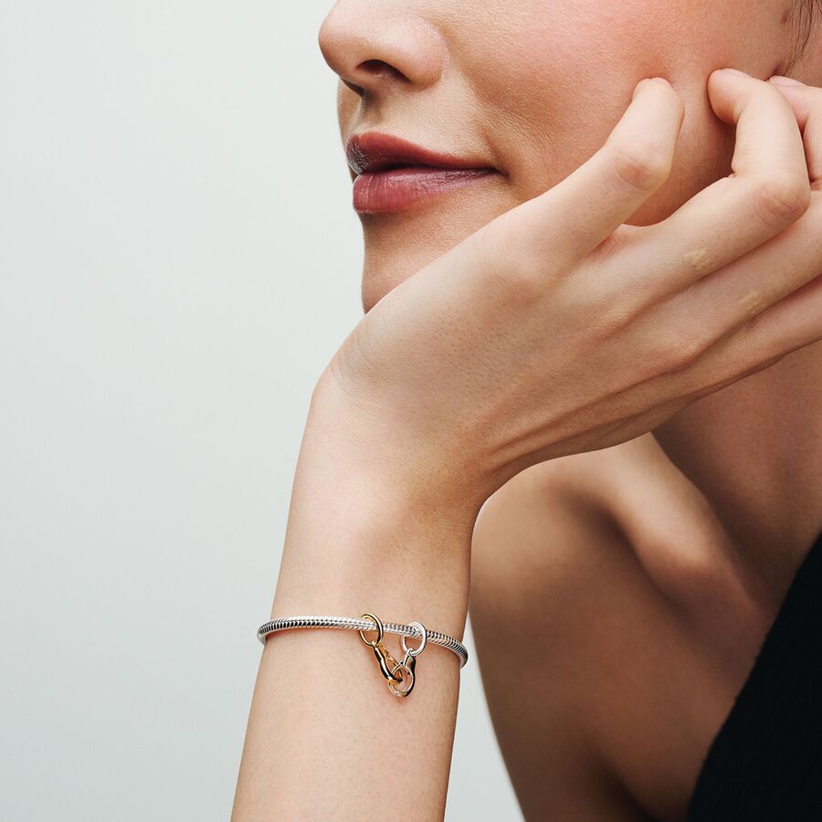 Pandora Openable &amp; Splittable Handcuffs Dangle Charm