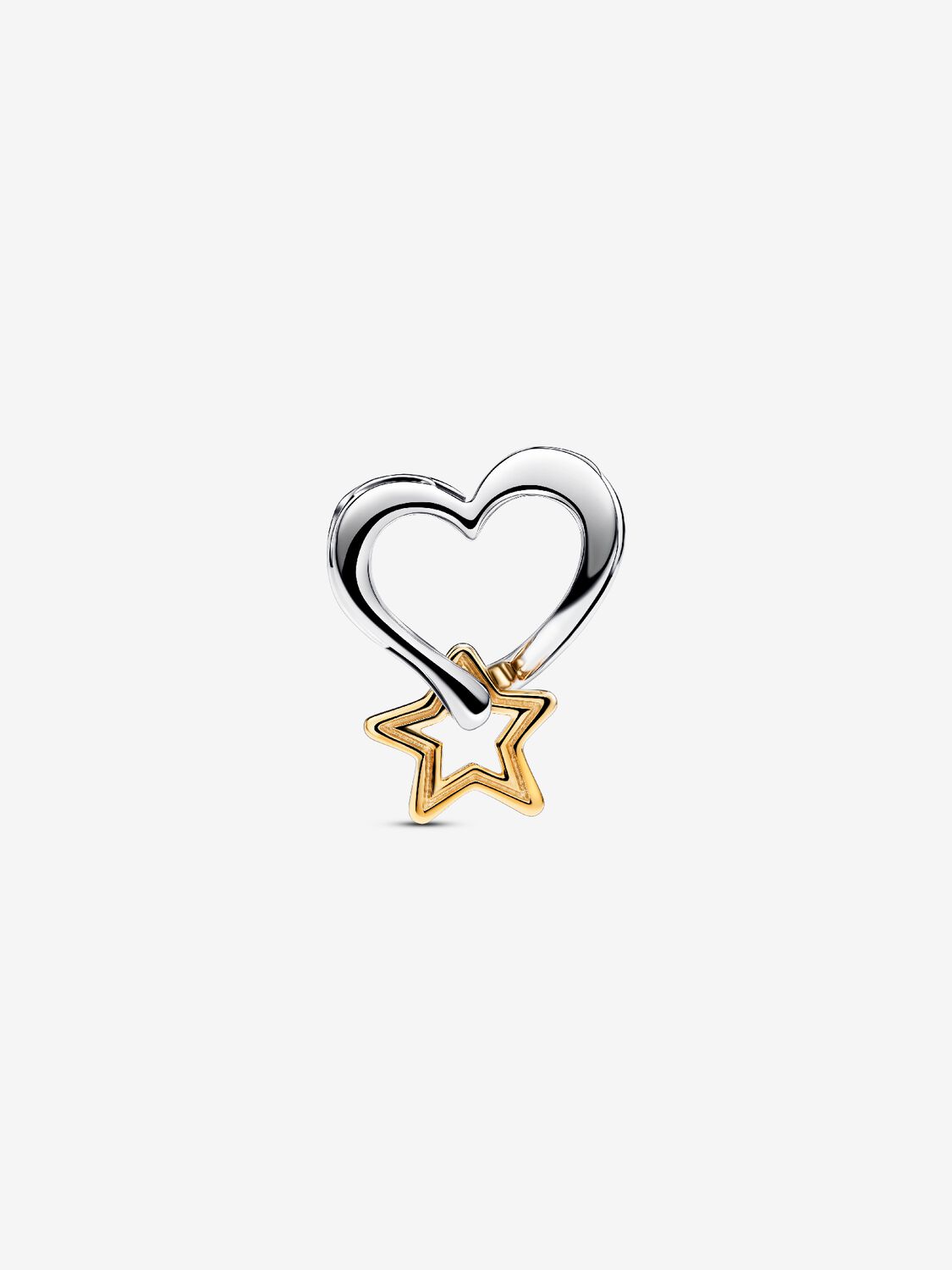 Pandora Lucky Star &amp; Heart Charm