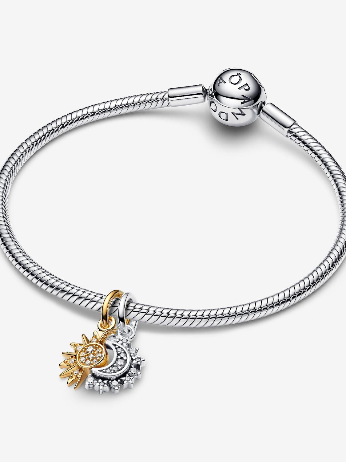 Pandora Splittable Sun &amp; Moon Dangle Charm
