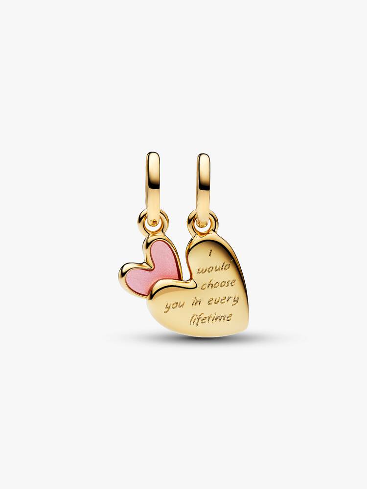 Pandora Pink Mother &amp; Daughter Splittable Dangle Charm