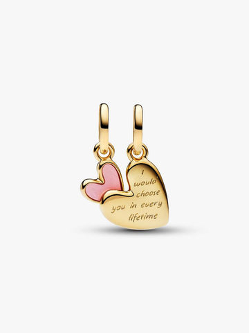 Pandora Pink Mother & Daughter Splittable Dangle Charm
