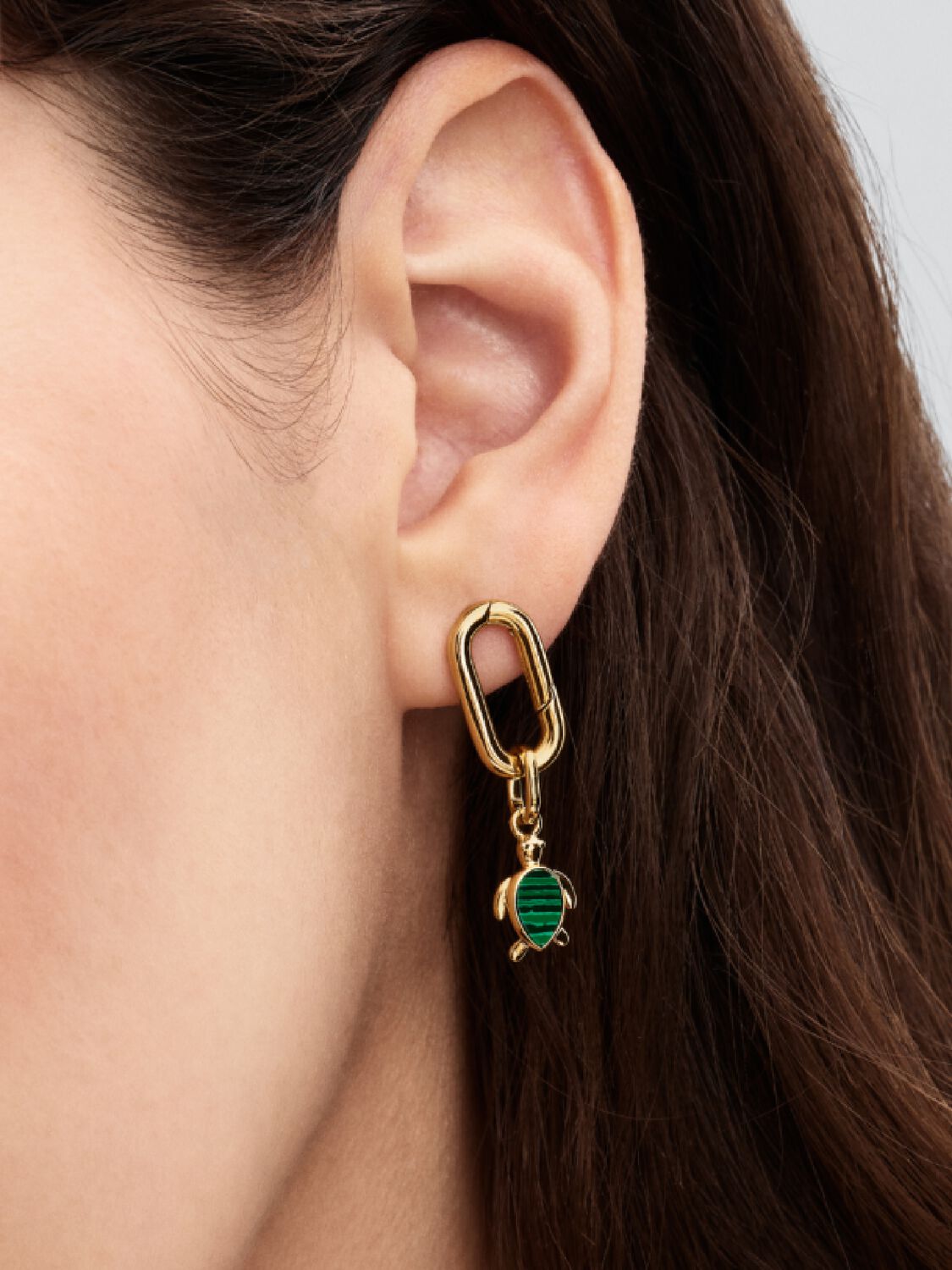 Pandora Green Turtle Mini Dangle Charm