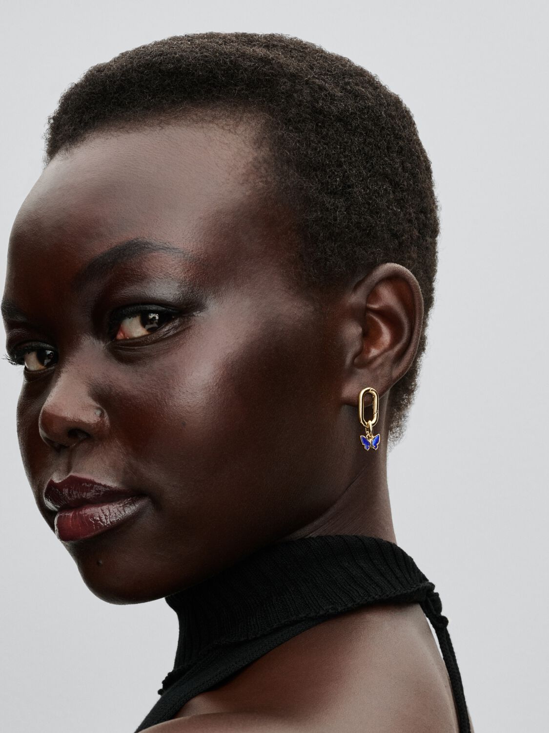 Pandora Blue Butterfly Mini Dangle Charm