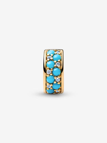 Pandora Aqua Blue Clip Charm