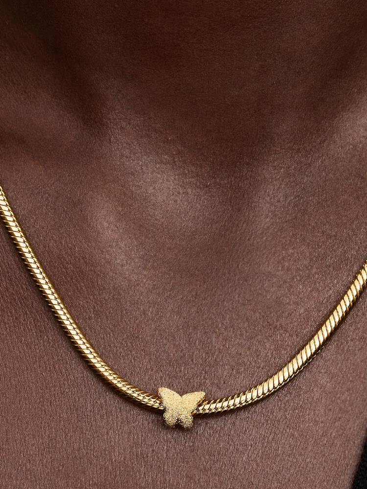 Pandora Textured Butterfly Mini Charm