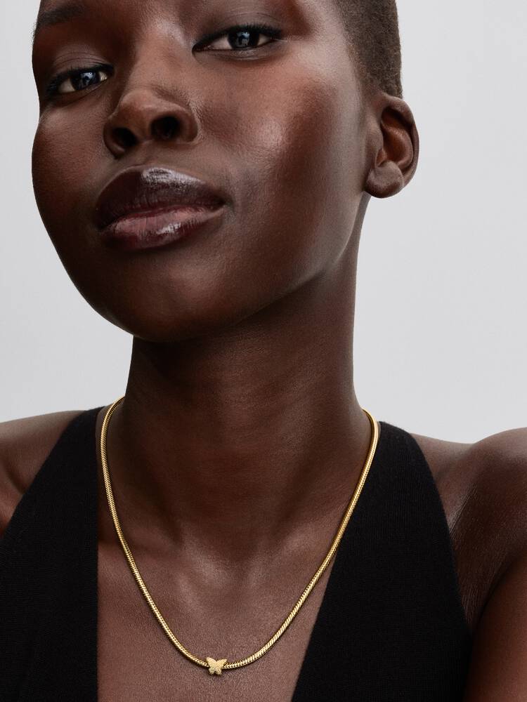 Pandora Textured Butterfly Mini Charm