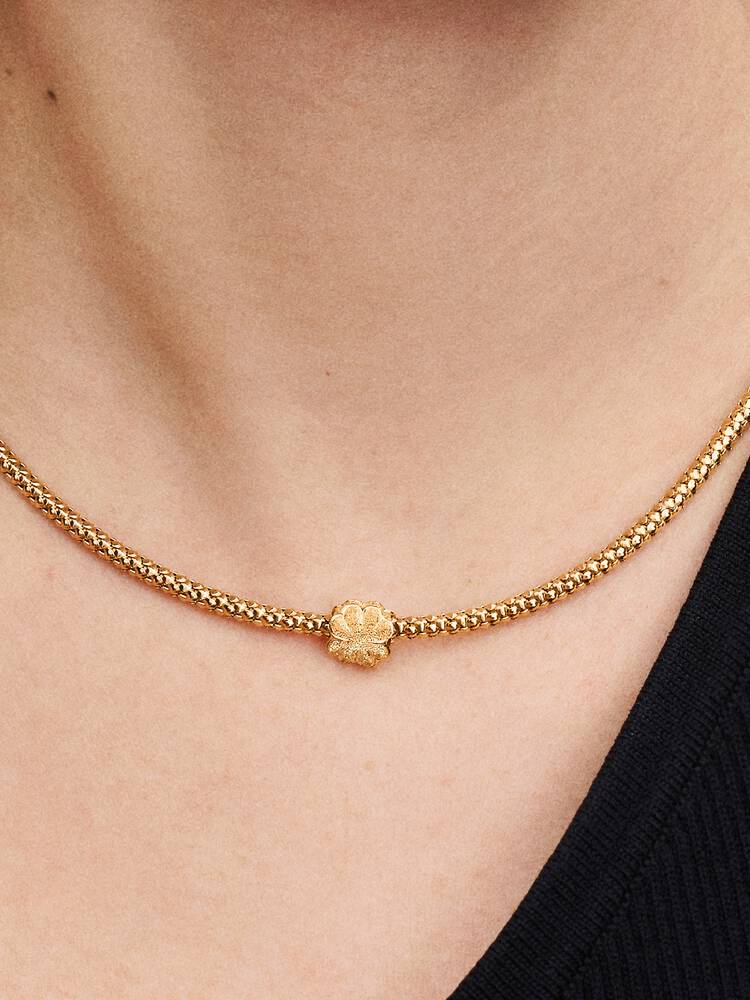 Pandora Textured Clover Mini Charm