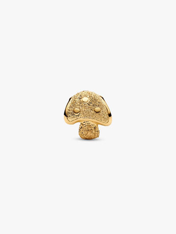 Pandora Textured Mushroom Mini Charm