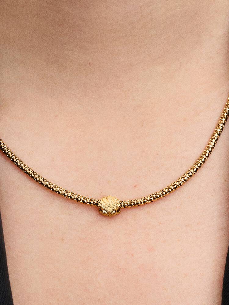 Pandora Textured Shell Mini Charm