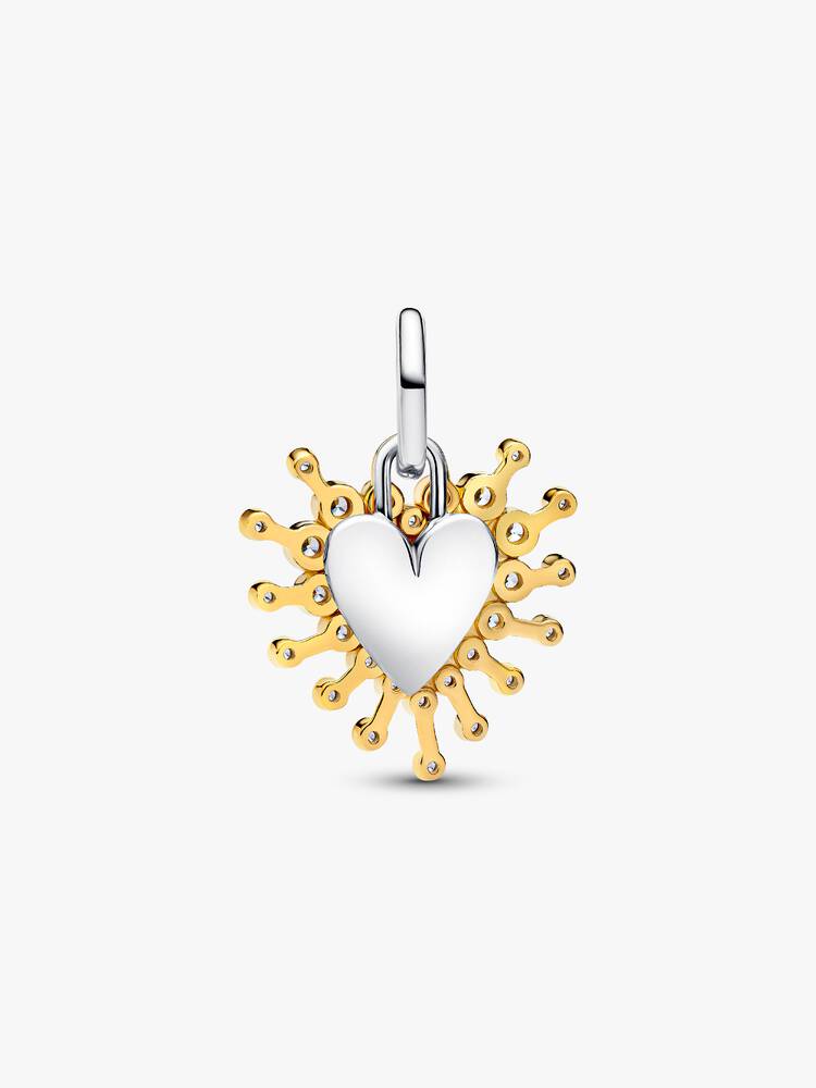 Pandora Radiant Heart Double Dangle Charm