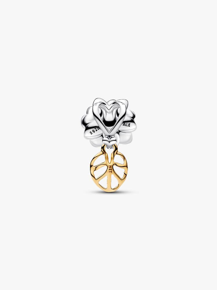 Pandora Disney Princess Tiana Water Lily Lab-grown Diamond Charm