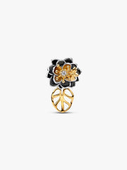 Pandora Disney Princess Tiana Water Lily Lab-grown Diamond Charm