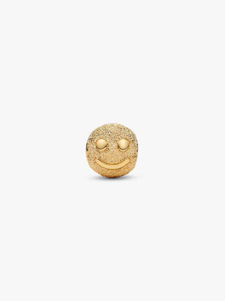Pandora Textured Happy Face Mini Charm