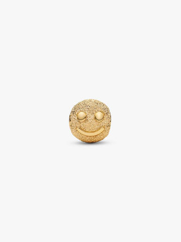 Pandora Textured Happy Face Mini Charm