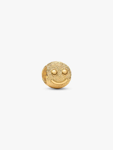 Pandora Textured Happy Face Mini Charm