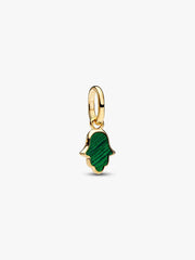 Pandora Green Hamsa Hand Mini Dangle Charm