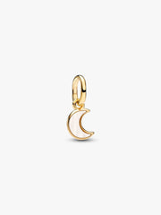 Pandora White Crescent Moon Mini Dangle Charm 764614C01