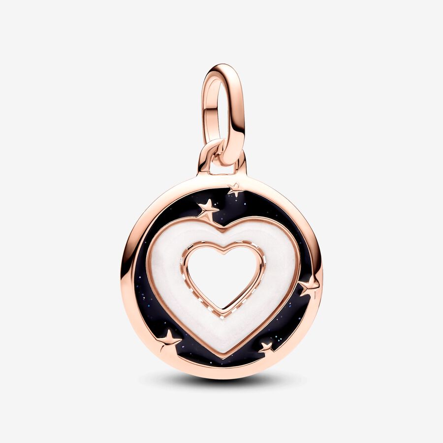 Pandora ME Hearts Medallion Pink Charm