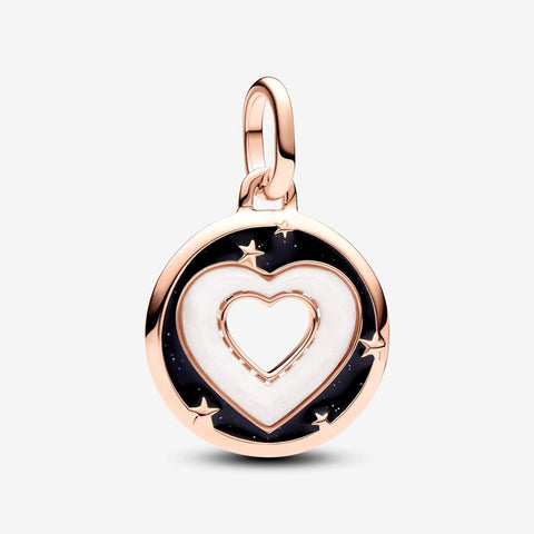 Pandora ME Hearts Medallion Pink Charm