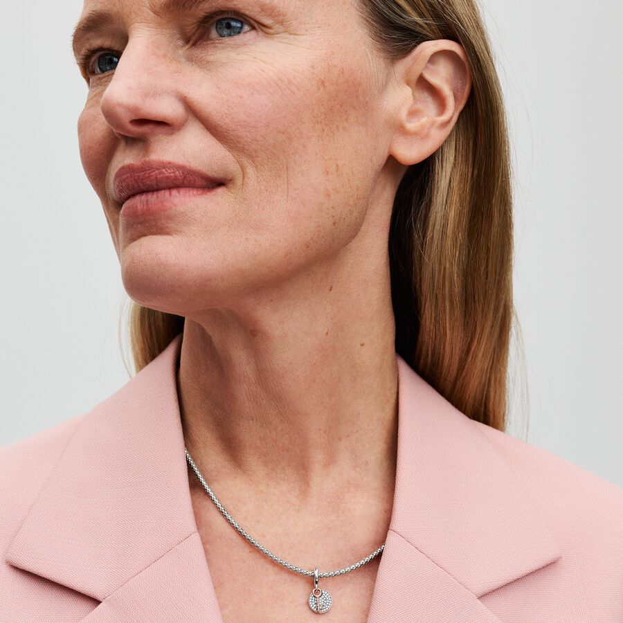 Pandora Two-tone Key to Happiness Double Dangle Charm