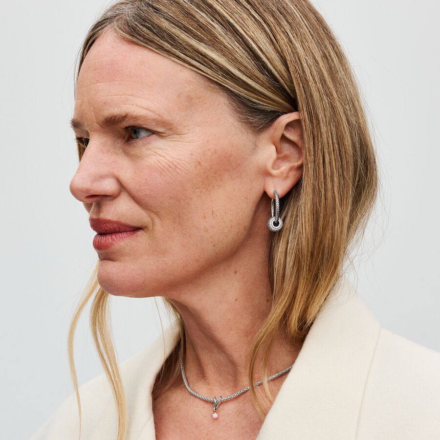 Pandora Two-tone Wrapped Heart Charm