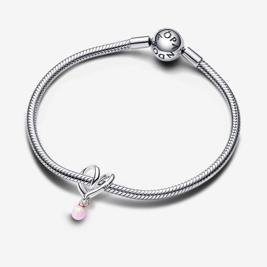 Pandora Two-tone Wrapped Heart Charm