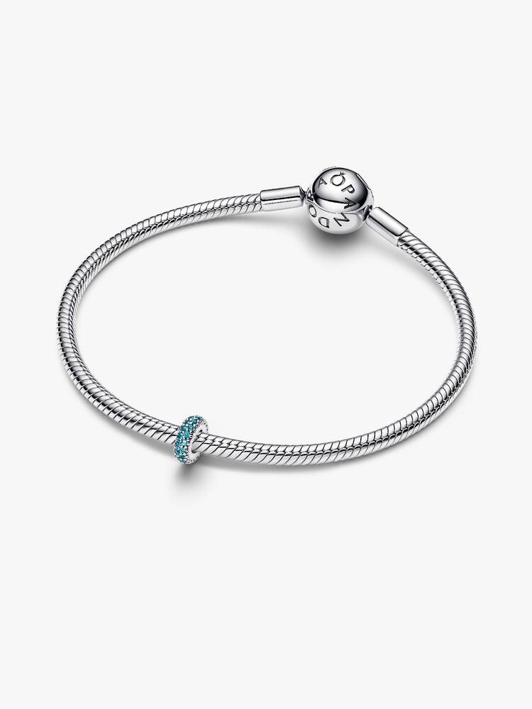 Pandora Ice Blue Stone Spacer Charm