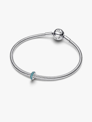 Pandora Ice Blue Stone Spacer Charm