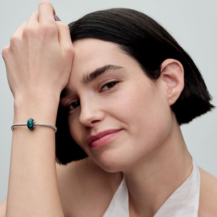 Pandora Opalescent Green Charm