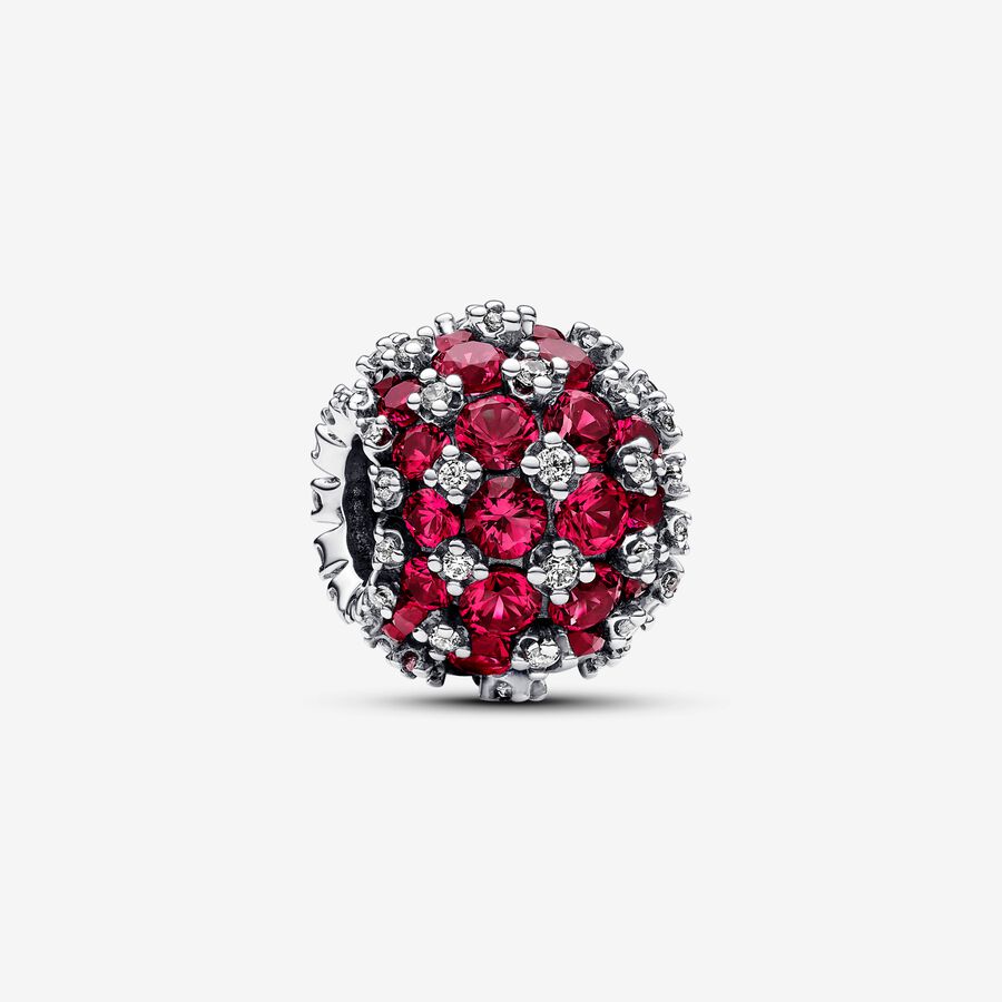 Pandora Sparkling Pave Round Pink Charm
