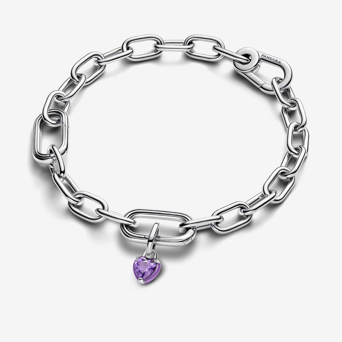 Pandora ME Purple Chakra Heart Mini Dangle Charm