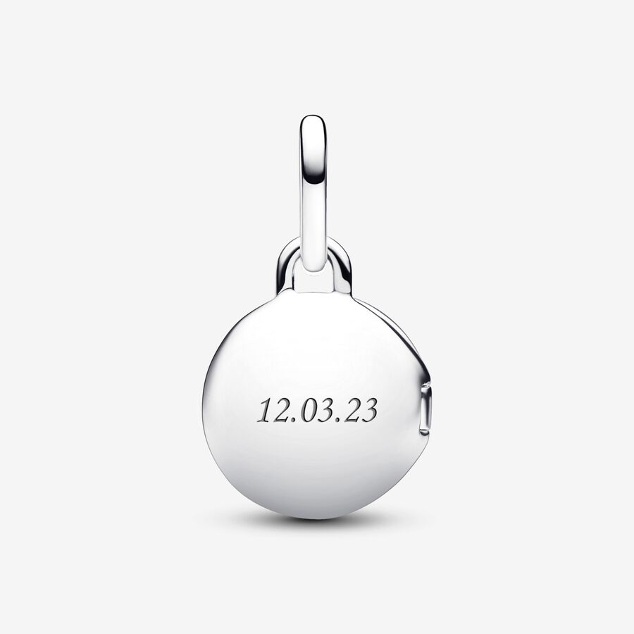 Pandora Openable &amp; Engravable Love Locket Silver Dangle Charm
