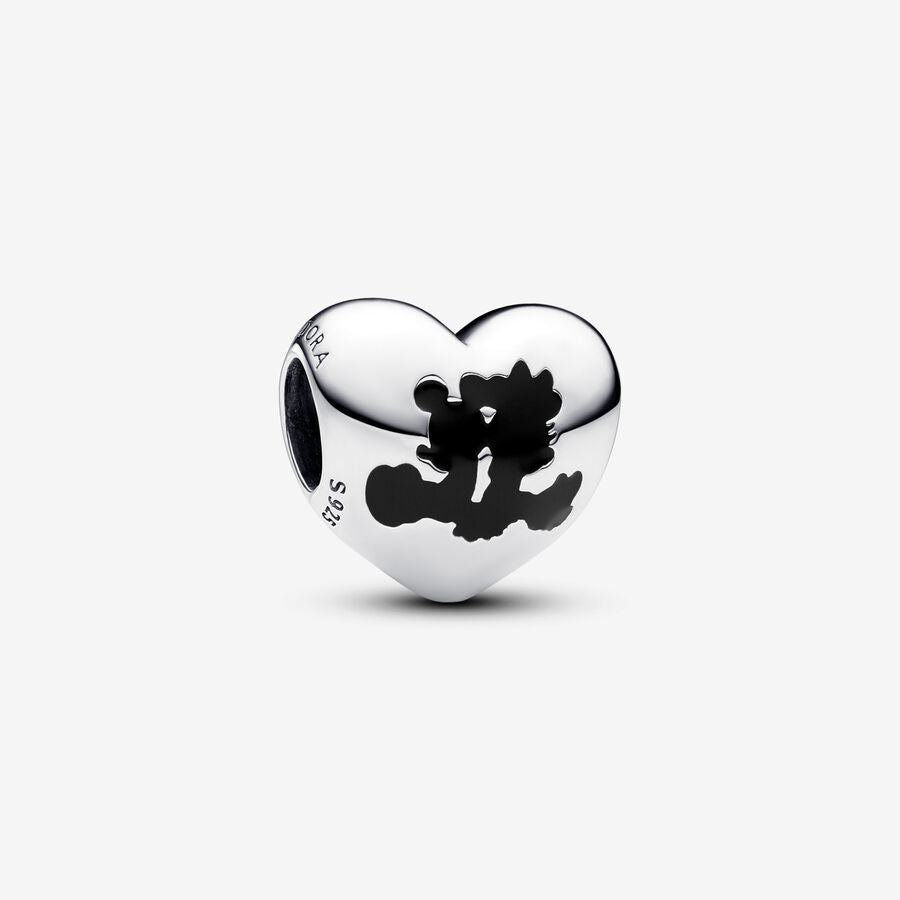 Pandora 
Disney Mickey Mouse &amp; Minnie Mouse Heart Charm