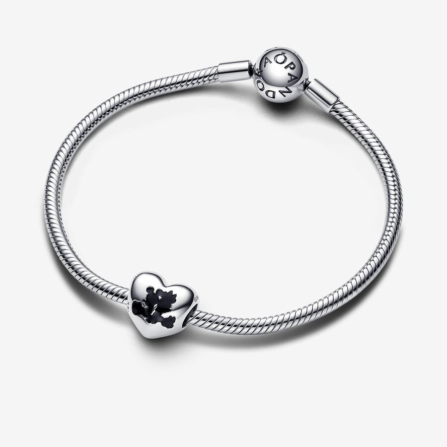 Pandora 
Disney Mickey Mouse &amp; Minnie Mouse Heart Charm